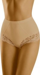 Wolbar Wol-Bar Exepta beżowy 2XL Majtki figi modelujące. Brązowe figi damskie Wolbar, xl, bez wzorów. Za 65.99 zł.