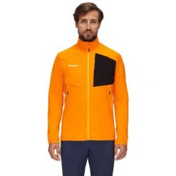 Kurtka trekkingowa męska Mammut Madris ML. Żółte kurtki męskie Mammut, m, bez wzorów, z elastanu, bez kaptura. W wyprzedaży za 605.00 zł.