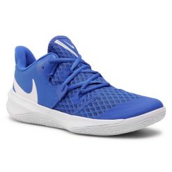 Buty halowe Nike. Niebieskie buty sportowe męskie Nike, bez zapięcia, nike zoom. Za 239.99 zł.