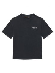 Napapijri T-Shirt S-Ahr NP0A88ZO M Czarny Regular Fit. Czarne t-shirty dla chłopców Napapijri, bez wzorów, z bawełny, bez ramiączek. Za 69.99 zł.