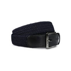 Pasek dla kobiet Equestrian Stockholm Daily. Niebieskie paski damskie EQUESTRIAN STOCKHOLM, bez wzorów, ze skóry. Za 352.40 zł.