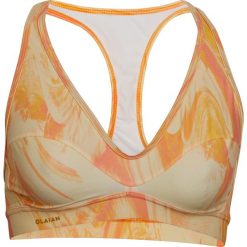 Góra kostiumu kąpielowego surfingowego damska Olaian Ana Surf i Joga Salty Flow. Czerwone bikini damskie OLAIAN, s, bez wzorów. Za 49.99 zł.