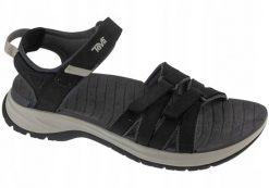 Teva Teva W Tirra Sport Leather Sandals 1177511-BLK Czarne 40. Czarne sandały damskie Teva, bez wzorów, bez obcasa, bez zapięcia. Za 339.06 zł.