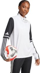 Adidas Bluza damska adidas Squadra 25 Training Top biała JD3021 S. Białe bluzy damskie Adidas, s, bez wzorów, bez kaptura. Za 165.69 zł.