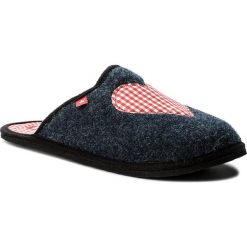 Kapcie BIG STAR - D267800 Granatowy. Niebieskie kapcie damskie Big Star, bez wzorów, z materiału, bez obcasa, bez zapięcia. Za 49.00 zł.