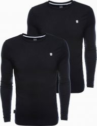 Ombre Zestaw longsleeve męski z długim rękawem - mix 2-pak V3 Z40 XL. Bluzki z długim rękawem męskie Ombre, m, bez wzorów, bez kołnierzyka. Za 159.99 zł.