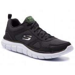 Buty Track Bucolo Rozmiar 44 Czarny - 52630-BKW. Czarne buty sportowe męskie Skechers, z gumy, bez zapięcia, na fitness i siłownię. Za 239.00 zł.