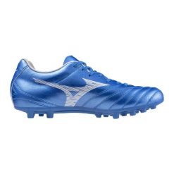 Buty piłkarskie Mizuno Monarcida Neo III Select AG. Białe buty sportowe męskie Mizuno, bez zapięcia, do piłki nożnej. Za 239.99 zł.