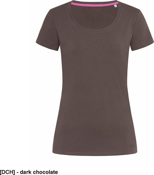 Stedman SST9700 - T-shirt damski ST9700 - dark chocolate M. Czarne t-shirty damskie Stedman, m, bez wzorów, bez kołnierzyka. Za 155.76 zł.