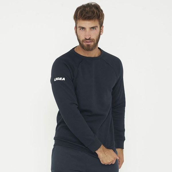 Oversize Bluza sportowa Zagabria. Niebieskie bluzy męskie Legea, xl, bez wzorów, bez kaptura, na fitness i siłownię. Za 89.90 zł.