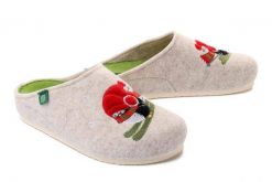 DR. BRINKMANN 320150-81 offwhite, kapcie damskie. Kapcie damskie Dr. Brinkmann, bez wzorów. Za 249.90 zł.