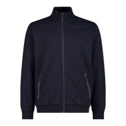 Kurtka z dresu CMP. Czarne kurtki męskie CMP, na zimę, xl, bez wzorów, z dresówki, sportowe, bez kaptura. Za 199.99 zł.