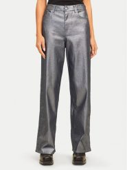 JJXX Jeansy Tokyo 12264457 Srebrny Wide Leg. Szare jeansy damskie JJXX. Za 149.99 zł.