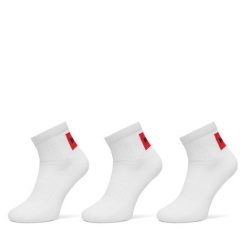 Skarpety krótkie HUGO. Białe skarpety męskie Hugo, bez wzorów. Za 89.99 zł.