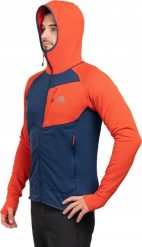 Bluza eclipse hooded-medieval blue-cardinal orange-xl MOUNTAIN EQUIPMENT. Czerwone bluzy męskie NoName, m, bez wzorów, bez kaptura. Za 768.57 zł.