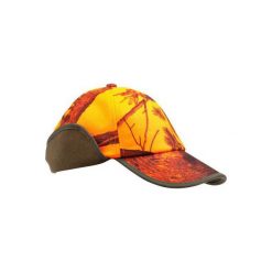 Czapka myśliwska z nausznikami CAMO. Zielone czapki i kapelusze męskie SOLOGNAC. Za 39.99 zł.