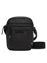 Tommy Hilfiger Saszetka Th Tpu Mini Reporter AM0AM13498 Czarny. Czarne saszetki męskie Tommy Hilfiger, ze skóry. Za 199.99 zł.