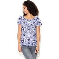 Colour Pleasure Koszulka CP-034 6 granatowo-biała r. XS-S. T-shirty damskie Colour Pleasure. Za 70.35 zł.