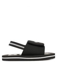 BOSS Sandały J53242 S Czarny. Czarne sandały chłopięce Boss, z syntetyku, bez zapięcia. Za 151.99 zł.