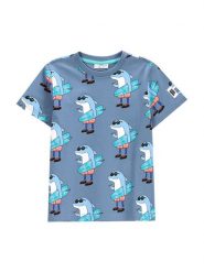 Coccodrillo T-Shirt WC5143203HBK Niebieski Regular Fit. Niebieskie t-shirty dla chłopców COCCODRILLO, bez wzorów, z bawełny, bez ramiączek. Za 29.99 zł.