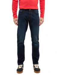 Męskie Spodnie jeansowe Mustang Style Oregon Slim K Denim Blue 1016805 5000 942. Niebieskie spodnie materiałowe męskie Mustang, l, bez wzorów, z denimu. Za 219.99 zł.