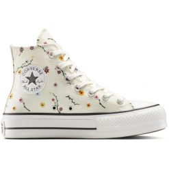 Buty sportowe damskie Converse Chuck Taylor All Star Lift. Białe obuwie sportowe damskie Converse, bez wzorów. Za 590.00 zł.