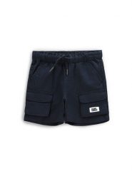 Coccodrillo Szorty materiałowe WC5119501HBK Granatowy Regular Fit. Niebieskie szorty dla chłopców COCCODRILLO, bez wzorów, z bawełny. Za 59.99 zł.