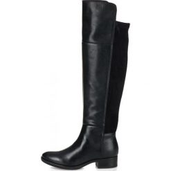 Geox kozaki damskie Felicity 36 czarne. Czarne kozaki damskie Geox, bez obcasa. W wyprzedaży za 554.00 zł.