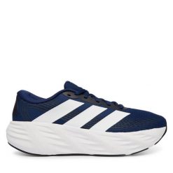 Buty do biegania adidas. Niebieskie buty sportowe męskie Adidas, bez zapięcia, do biegania. Za 239.99 zł.
