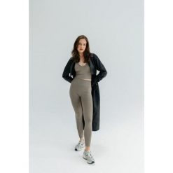Legginsy modelujące do jogi Moonholi Malibu Evenings z wysokim stanem. Niebieskie bielizna termoaktywna damska MOONHOLI, s, bez wzorów, bez ramiączek. Za 359.00 zł.