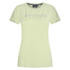 Koszulka damska HV Polo Heather. Zielone koszulki sportowe damskie HV POLO, bez wzorów, bez kołnierzyka, bez ramiączek. Za 251.50 zł.