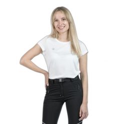 Koszulka damska Izas Creus. Białe koszulki sportowe damskie IZAS, xl, bez wzorów, sportowe, bez kołnierzyka. W wyprzedaży za 113.00 zł.