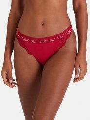 Guess Figi brazylijskie O4YE00 PZ01C Czerwony. Czerwone figi damskie Guess, xl, z aplikacjami, z syntetyku. Za 118.99 zł.