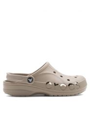 Crocs Klapki C-BAYA CLOG 10126-2V3 Beżowy. Brązowe klapki damskie Crocs, bez wzorów, z materiału, bez obcasa. Za 159.99 zł.