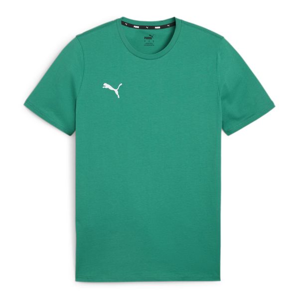 Koszulka męska Puma Team Goal Casuals Tee. Zielone koszulki sportowe męskie Puma, m, bez wzorów, bez kołnierzyka, bez ramiączek, do piłki nożnej. Za 72.00 zł.