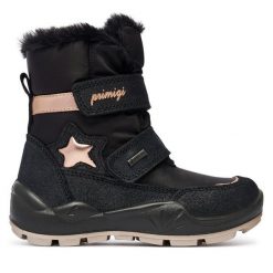 Śniegowce Primigi. Czarne śniegowce dziewczęce Primigi, z gore-texu, bez zapięcia. Za 399.99 zł.