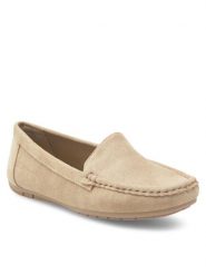 Clara Barson Mokasyny WSS20693-02 Beżowy. Brązowe mokasyny damskie Clara Barson, z materiału. Za 46.99 zł.