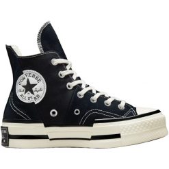 Trampki Converse Chuck 70 Plus, Dla obu płci. Czarne obuwie sportowe damskie Converse, bez wzorów. Za 502.75 zł.