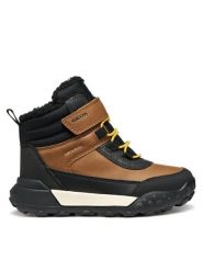 Geox Śniegowce J Trekkyup B Abx J46MBE 0MEMS C0275 S Brązowy. Brązowe buty zimowe chłopięce Geox, bez wzorów, ze skóry, bez zapięcia. Za 359.99 zł.