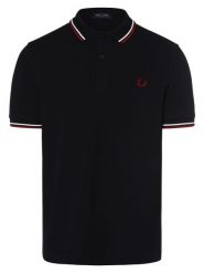 Fred Perry koszulka polo Mężczyźni Bawełna niebieski, XXL. Niebieskie koszulki polo męskie Fred Perry, m, bez wzorów, z bawełny, klasyczne, bez ramiączek. Za 449.95 zł.