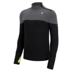 Sweter 1/4 zip Macron Run Fcc Barney. Czarne swetry przez głowę męskie Macron, na zimę, m, bez wzorów, bez kołnierzyka. Za 339.00 zł.