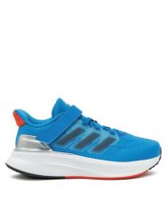 Adidas Sneakersy Ultrarun 5 JR5373 Niebieski. Niebieskie buty sportowe dziewczęce Adidas, bez wzorów, z materiału, bez zapięcia. Za 159.99 zł.