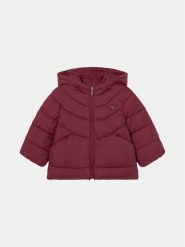 Mayoral Kurtka zimowa 2481 Czerwony Regular Fit. Czerwone buty zimowe dziewczęce Mayoral, bez wzorów, z syntetyku, bez zapięcia. Za 129.99 zł.