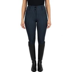 Spodnie jeździeckie w paski z wkładkami na kolana damskie PS of Sweden Penny. Niebieskie spodnie materiałowe damskie PS OF SWEDEN, bez wzorów, z materiału. Za 558.00 zł.