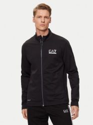 EA7 Emporio Armani Bluza 3DPM89 PJUFZ 1200 Czarny Regular Fit. Czarne bluzy męskie EA7 Emporio Armani, l, bez wzorów, z syntetyku, bez kaptura. Za 399.99 zł.