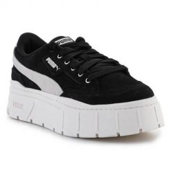 Buty do chodzenia damskie Puma Mayze Stack Dc5. Białe obuwie sportowe damskie Puma, bez wzorów, z gumy, trekkingowe. Za 711.30 zł.