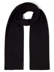 HUGO szalik z dzianiny Mężczyźni Bawełna (100%) czarny, ONE SIZE. Czarne szaliki męskie Hugo, bez wzorów, z bawełny. Za 319.95 zł.