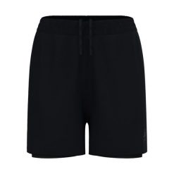 Pantalon Odlo Short 2-en-1 Essential. Czarne szorty męskie Odlo, na lato, m, bez wzorów. Za 269.99 zł.