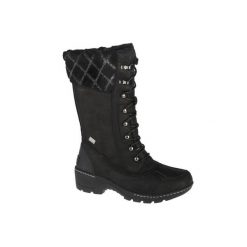 Śniegowce turystyczne damskie Sorel Whistler Tall Boot. Czarne śniegowce i trapery damskie Sorel, z materiału. Za 646.60 zł.
