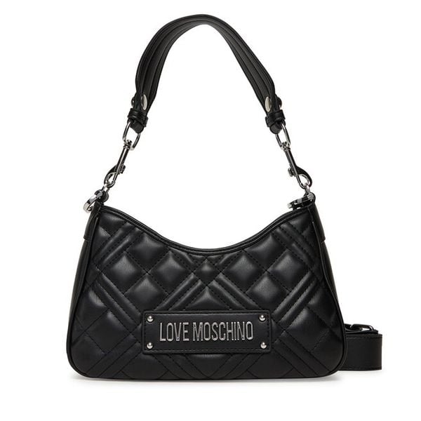 Torebka LOVE MOSCHINO. Czarne torebki do ręki damskie Love Moschino, bez wzorów, klasyczne, bez dodatków. Za 499.99 zł.